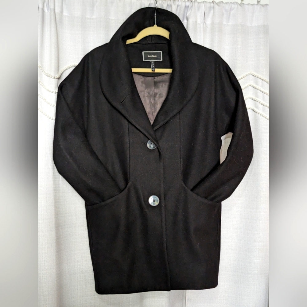 LE CHATEAU women's wool coat (xxs)
